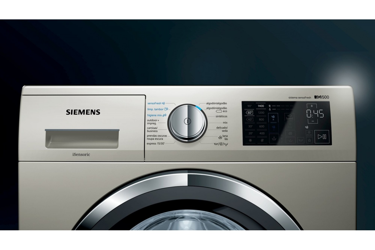 Lavadora Libre Instalación Siemens Wm14t79xes Domesticos