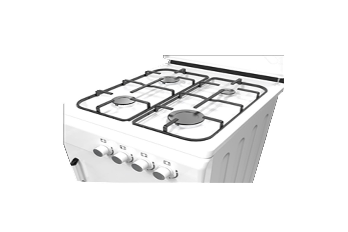 Cocina Vitrokitchen Cb60bb Blanca 4 Fuegos + Horno Gas Butano 60x60