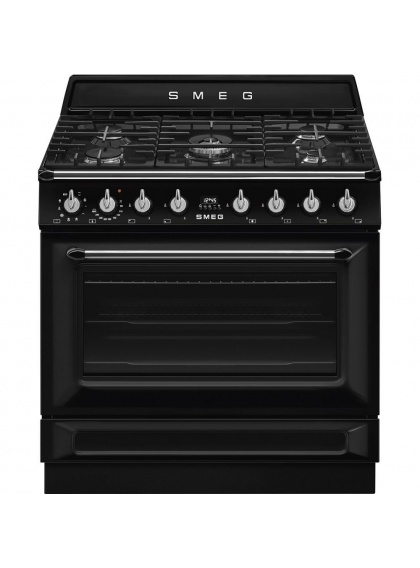 Cocina Gas y Elctrica SMEG TR90GMBL