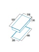 Placa Modular CATA TD 3002 BK B 2f Vitrocermica